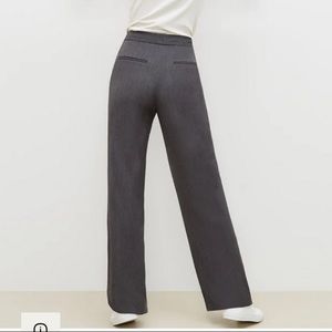 M.M. LaFleur Tinsley 2.0 Light Twill Charcoal Wide-Leg Pant Size 2